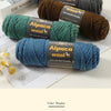 Chunky Alpaca Wool Knitting Yarn – 500g Multi-Color Set for Cozy Winter Projects