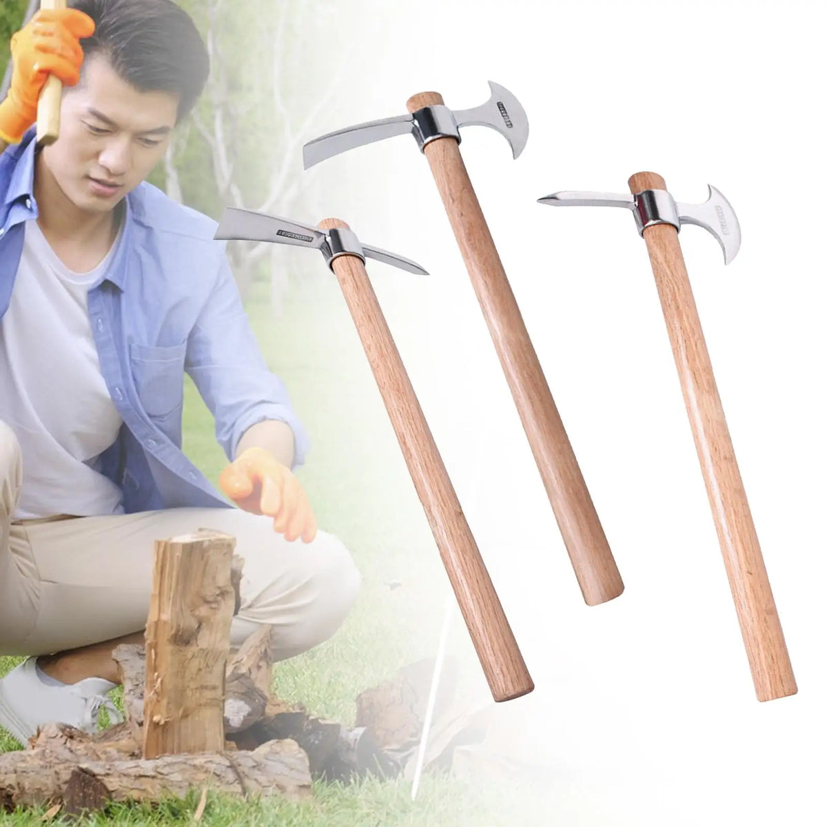 Pala de Jardinería Multifuncional de Acero Inoxidable Duradera