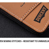 Vintage Waxed Leather Bifold Wallet with Coin Pocket