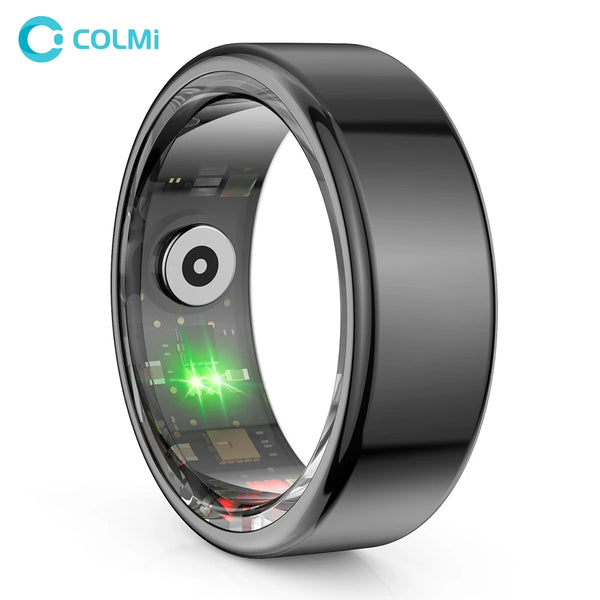 Titanium Steel Smart Ring with Health Monitoring