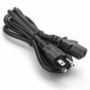 Standard 3-Pin Power Cord (5 ft) for Computers, Monitors & More