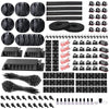 Complete Cable Management Kit with Adhesive Clips and Ties