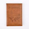 Cute Pink Leather Passport Holder with Card Slots