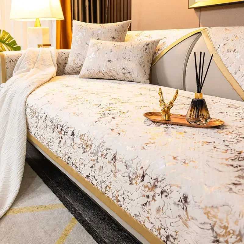 Luxury Anti-Slip Velvet Sofa Cover