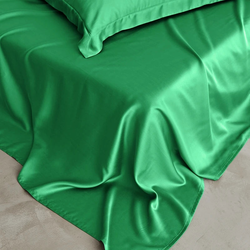 100% Bamboo Bed Sheet Set with Deep Pocket Fitted Sheet