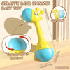 Cute Animal Baby Rattle with Soothing Sounds – Montessori Teether Toy for Newborns