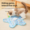Juguete Interactivo Automático para Gatos con Varita de Plumas Giratoria