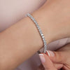 4mm Cubic Zirconia Tennis Bracelet