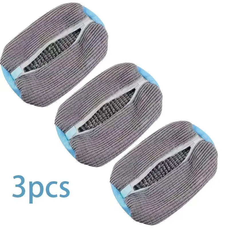 Reusable Shoe Wash Bag with Secure Zip Closure
