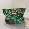 Vintage Floral Cosmetic Bag - Portable Makeup & Toiletry Organizer