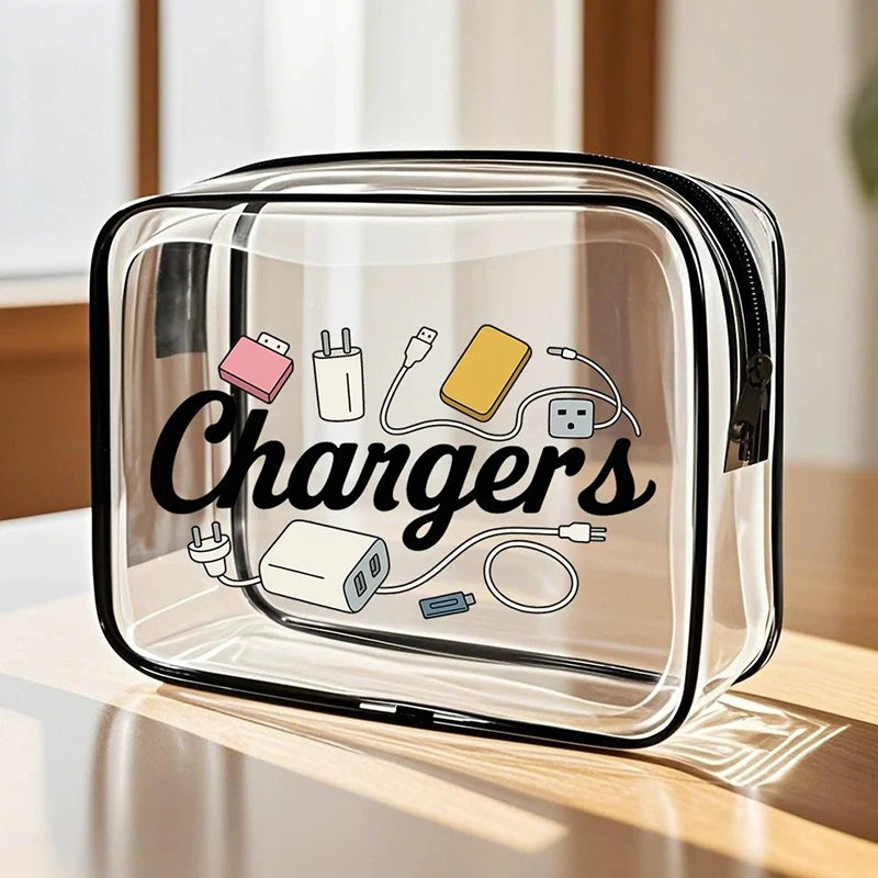 Large Capacity Travel Cosmetic Bag with Multifunctional Storage