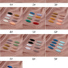 A set of ten solid color scarf pins for hijabs and wraps, displayed in numbered groups.