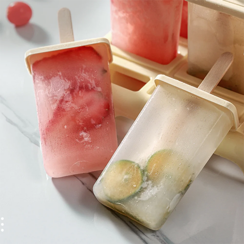 Set de Moldes para Paletas y Helados Caseros con Protección contra Goteo