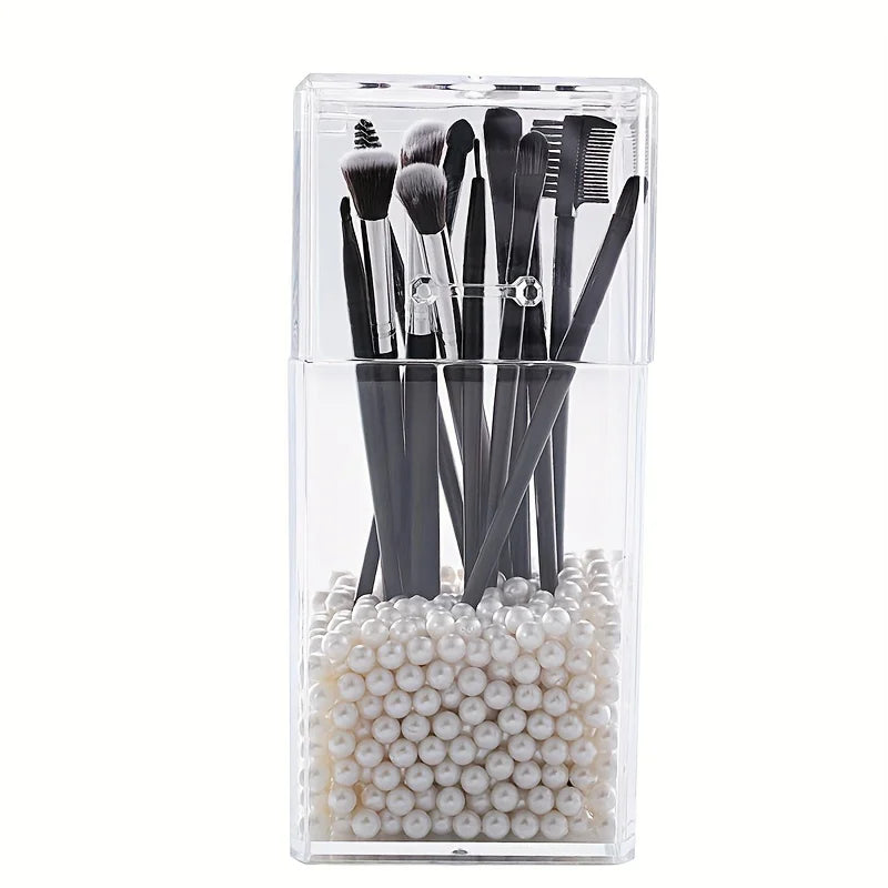 Clear Acrylic Square Pen Holder