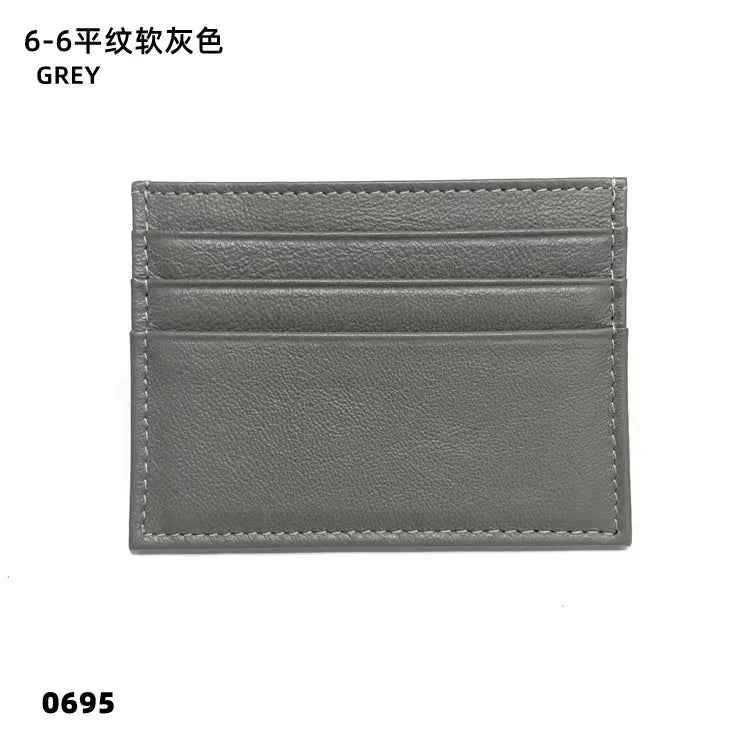 Genuine Leather Credit Card Holder – Slim ID & Card Case