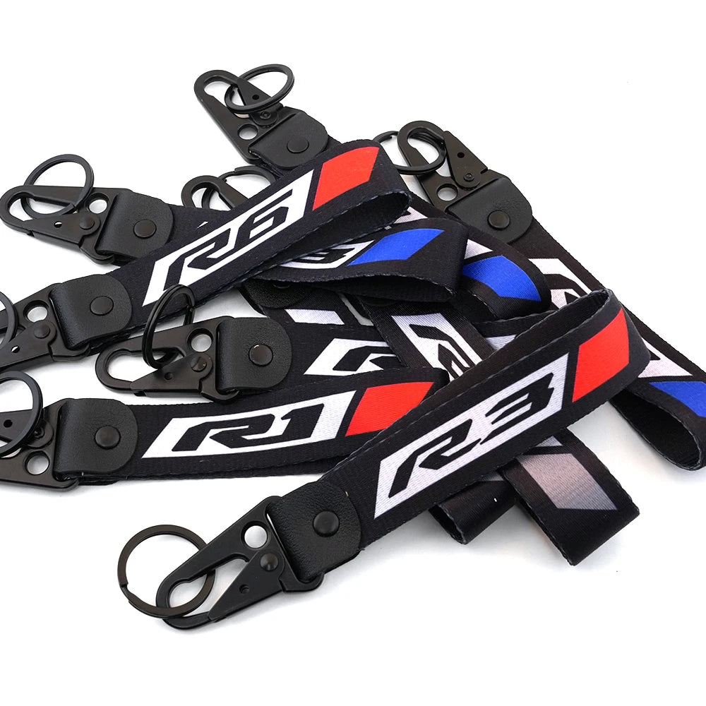 Black and red brake fluid reservoir cover socks for Yamaha R1 and R6 motorcycles