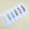 Spiral Birthday Cake Candles, Set of 6 Long Thin Decorative Candles for Cakes and Desserts