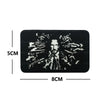 Glow-in-the-Dark Tactical Patch with Dog Motif