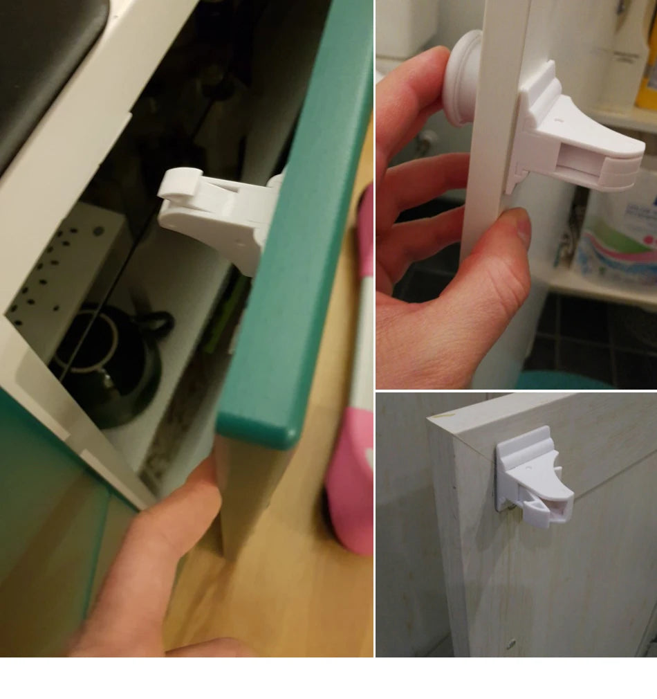 Magnetic Child Safety Cabinet Lock with Key