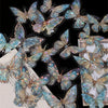 Butterfly Cut Sticker Pack for Junk Journals and DIY Crafts