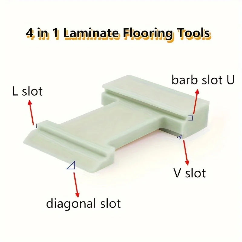 Professional Flooring Installation Kit with Heavy-Duty Nylon Block