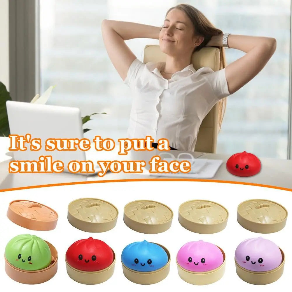 Glitter Dumpling Squishy Stress Relief Toy