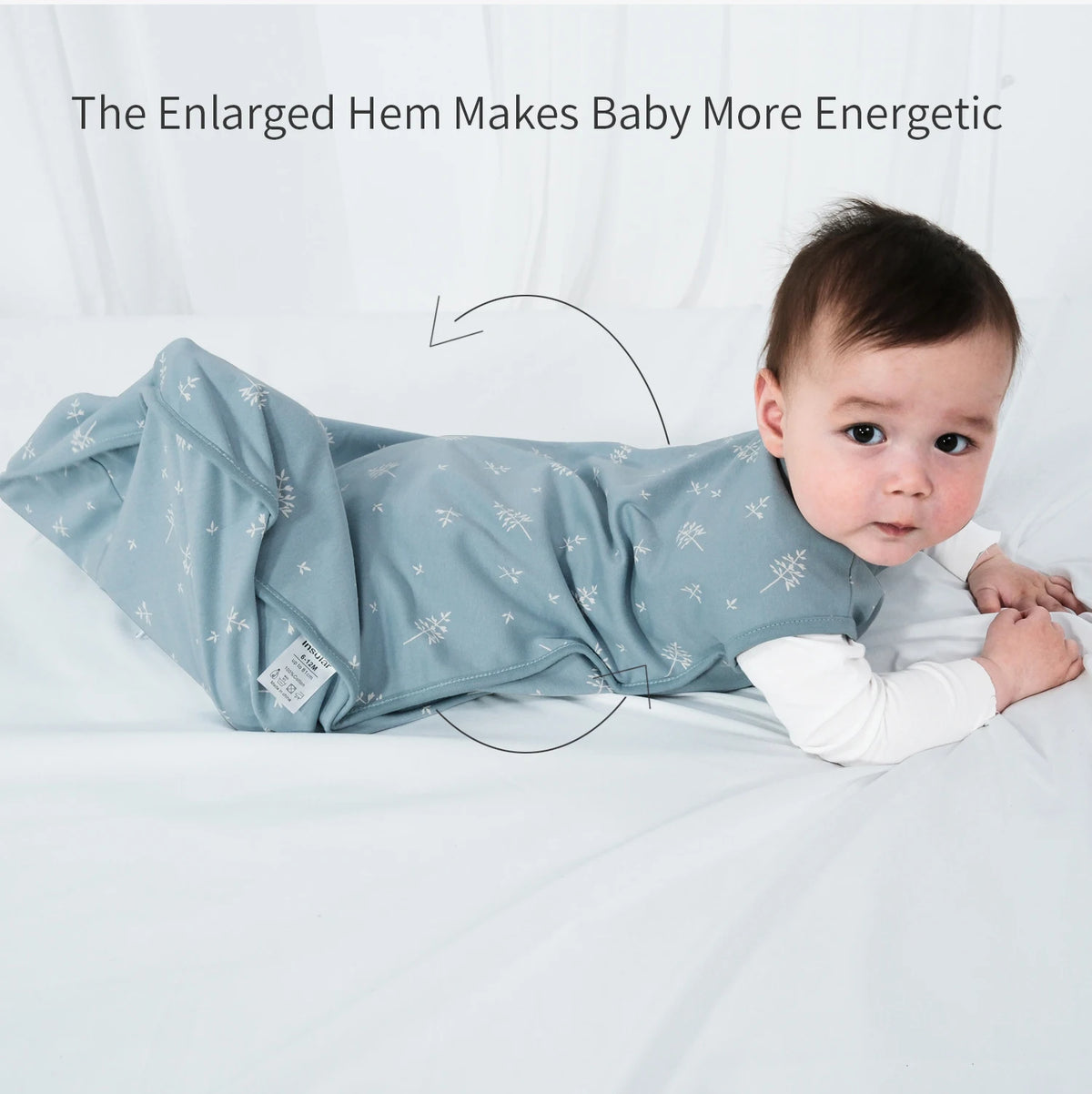 Soft Cotton Breathable Baby Sleep Sack – Sleeveless Summer Wearable Blanket