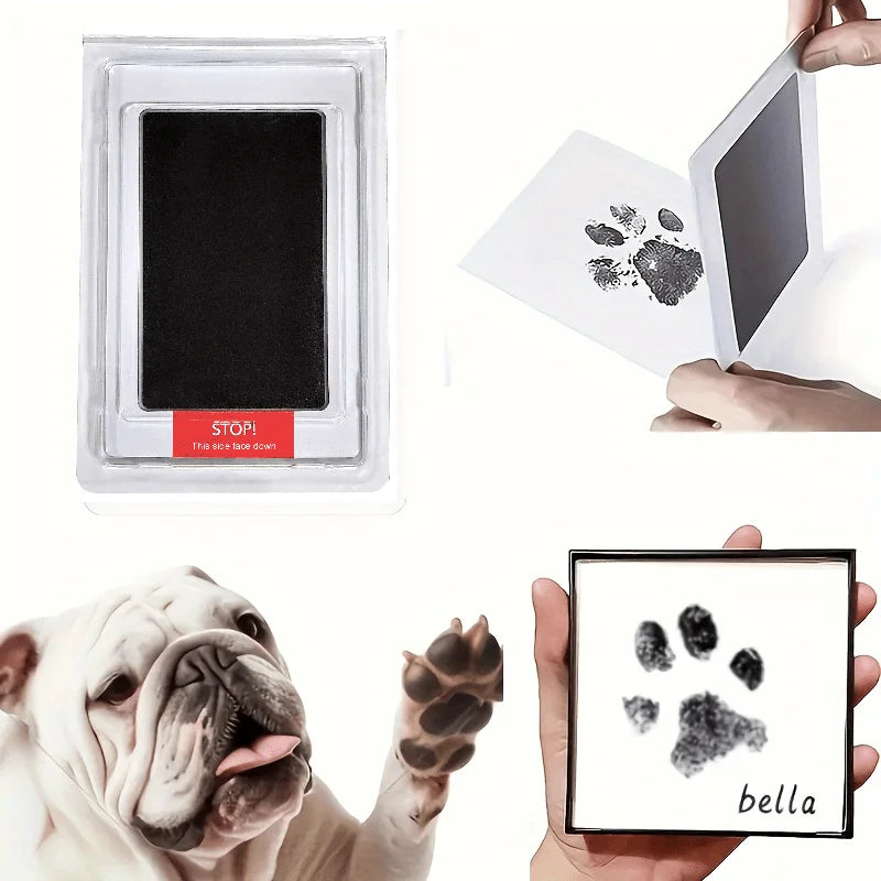 Pet Paw Print Commemorative Ink Pad Kit