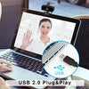 FIFINE 1440p HD Webcam with Microphone and Tripod