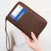 RFID Blocking Travel Passport Holder and Document Organizer