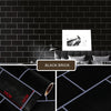 Black Self-Adhesive Waterproof Wallpaper for Kitchen & Furniture Renovation