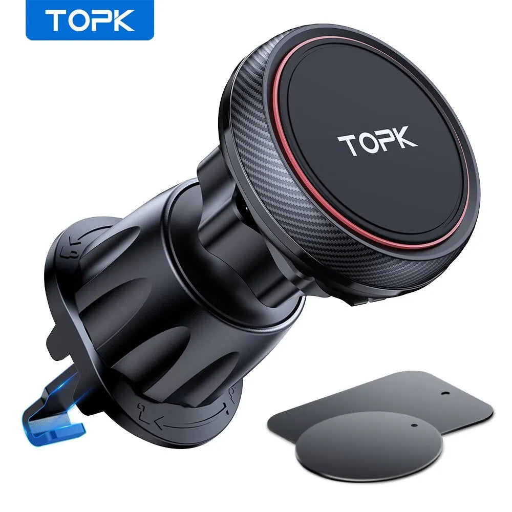 Magnetic Car Phone Mount for Vents – Strong N52 Magnets, Universal Fit