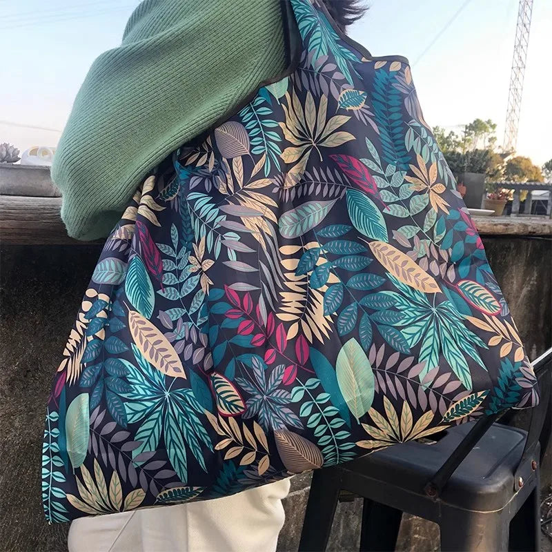 Foldable Shopping Tote Bag with Large Capacity