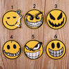 Funny Yellow Expression Embroidered Iron-On Patch