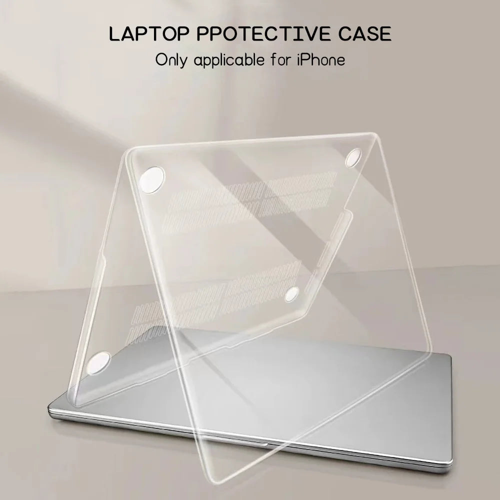 Clear Hard Shell Case for MacBook Pro 13 Inch (2016–2022, M1 & Intel)