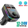 Bluetooth FM Car Charger with Fast Charging