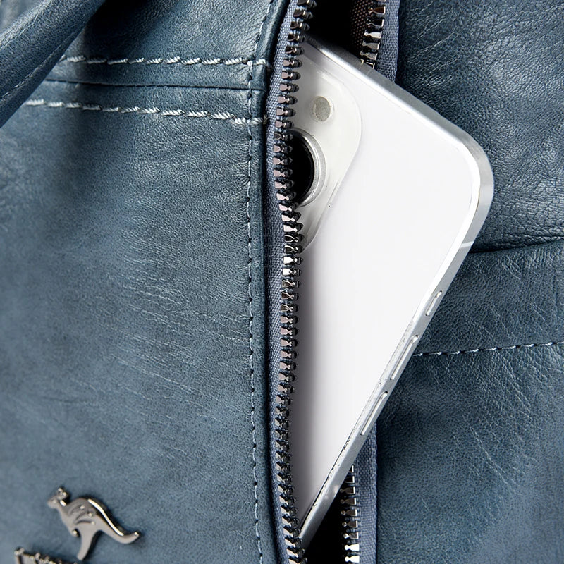 Vintage-Inspired Crossbody Bag with Roomy Interior