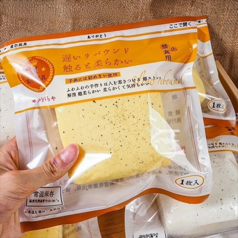 Slow-Rising Toast Squishy Stress Relief Toy
