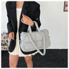Quilted Puffer Tote Bag with Adjustable Strap