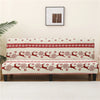 Stretchable Sofa Cover with Geometric Pattern for Futon Seats
