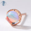 Minimalist Moonstone Stud Earrings