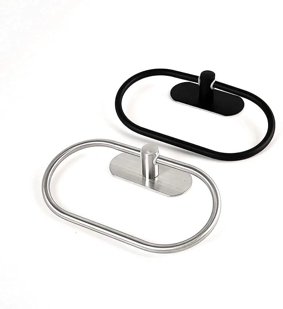Self-Adhesive Stainless Steel Towel Rack