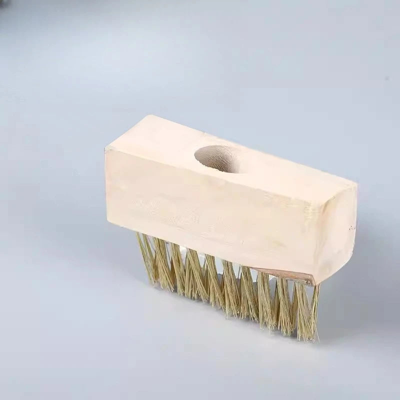 Long-Handle Steel Wire Garden Brush for Weeding and Ground Cleaning