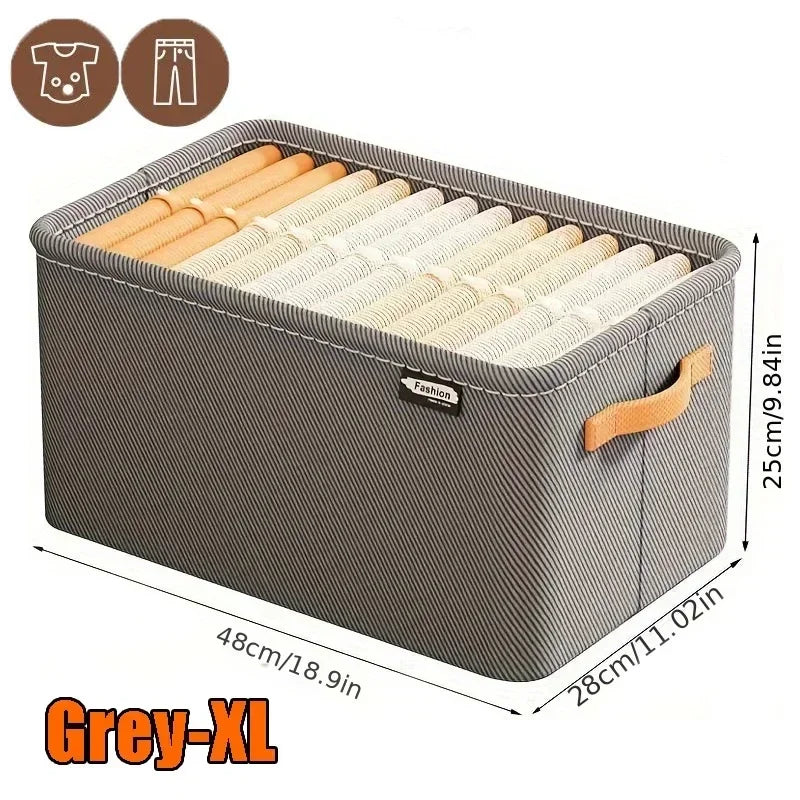 Foldable Non-Woven Fabric Closet Organizer Box