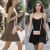 Leather Crossbody Phone Wallet Case with Card Slots & Wrist Strap