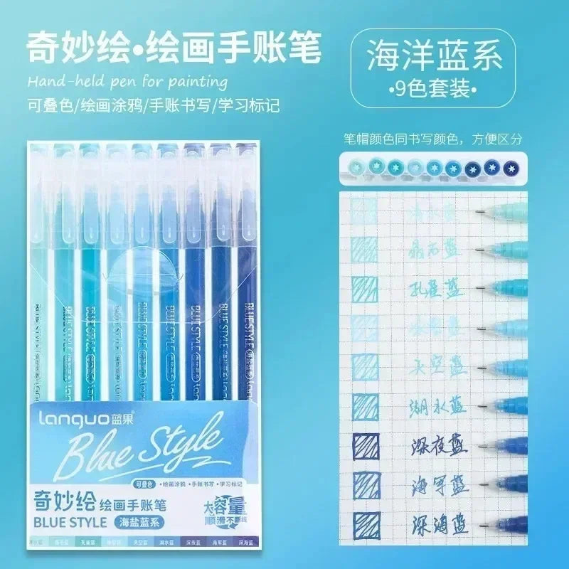 3D Embossed Acrylic Gel Pens - 6/144 Color Options