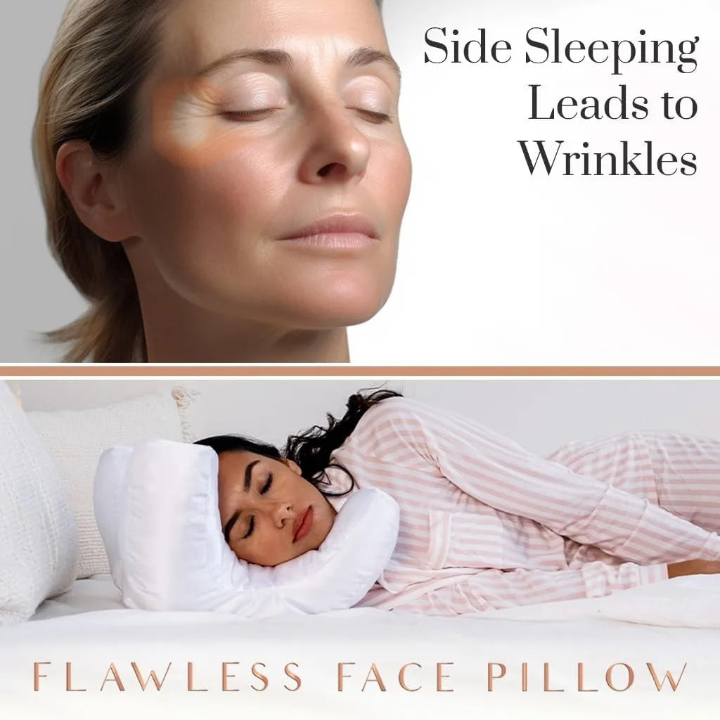 Satin Anti-Wrinkle Beauty Pillow with Cervical Support
