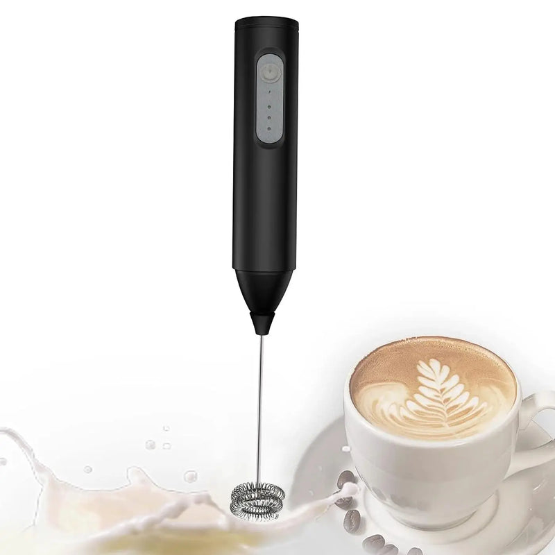 Rechargeable Milk Frother with 3 Speed Settings