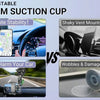 Flexible stable vacuum suction cup phone mount for car windshield and dashboard