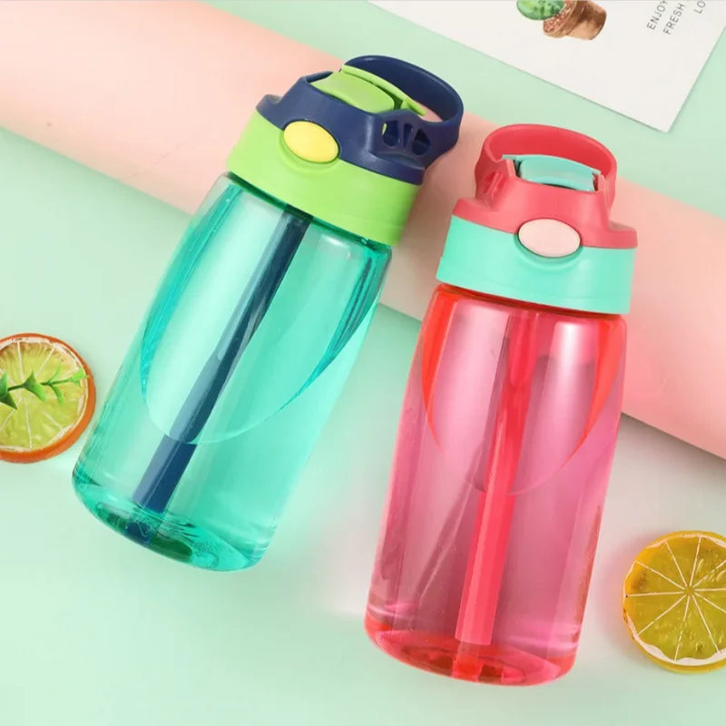Durable Portable Straw Water Bottle